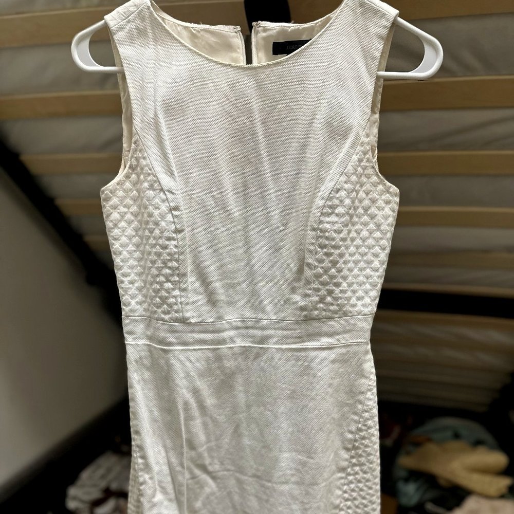 J. Crew White Dress